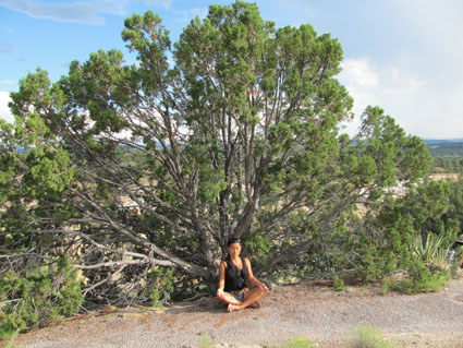 Kaimi Rogers meditating